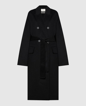 Vicolo Черное двубортное пальто TR0055