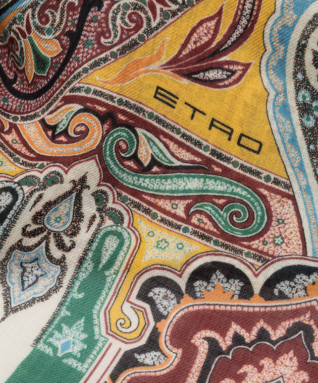 Etro Платок из кашемира в узор пейсли R100109030 изображение 3