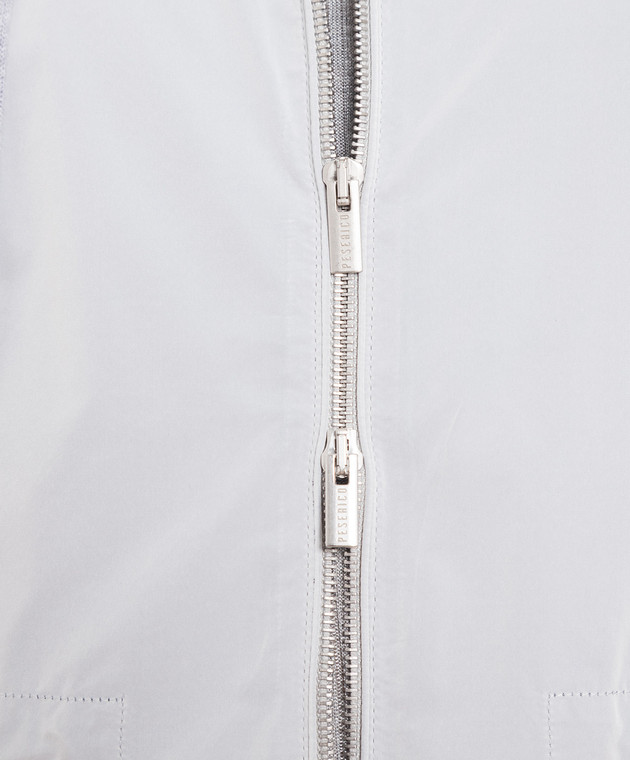 Peserico Gray raincoat with monil chain S21383B6953 изображение 5