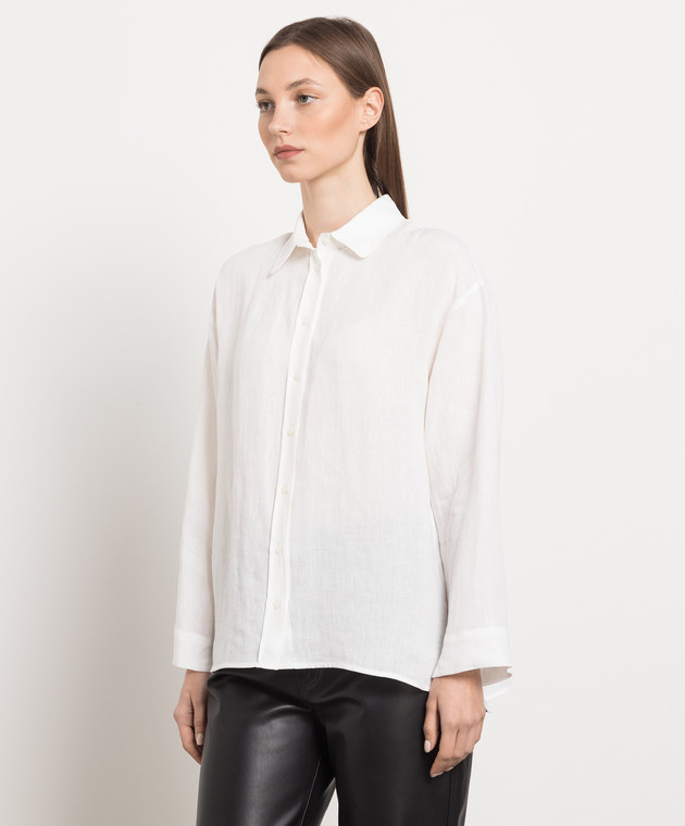 Max Mara - Canard white linen shirt CANARD buy at Symbol