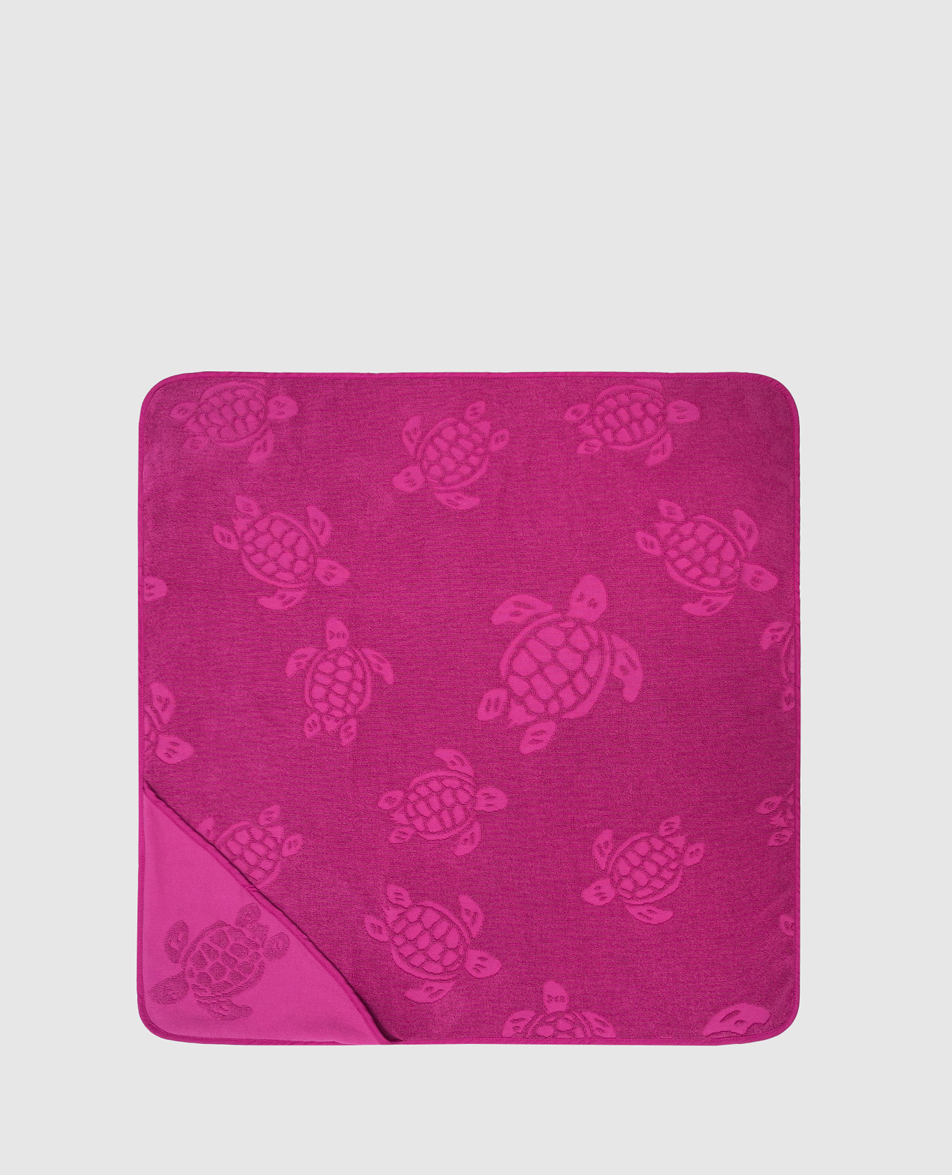 Детское розовое полотенце SANTOU в узор.