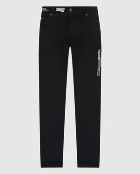 Dolce&Gabbana Черные джинсы с принтом GYJCCDG8KO8