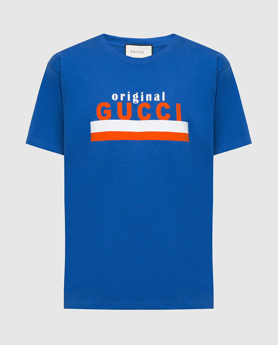 Gucci - Синяя футболка 616036XJCOQ купить в Symbol