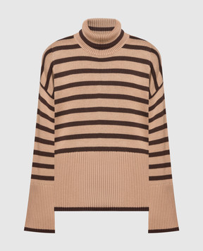 Toteme Коричневий светр у смужку 2245102758