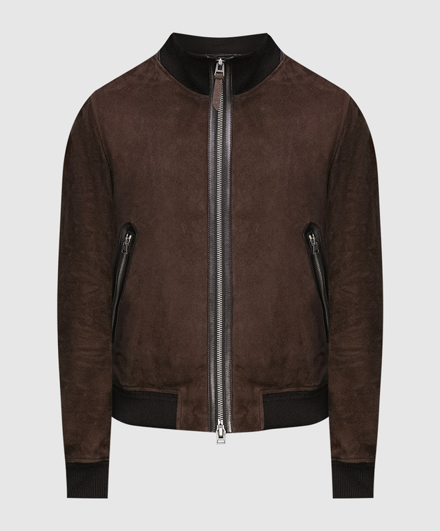 Tom Ford - Коричневая замшевая куртка LBB001LMS003S23 купить в Symbol