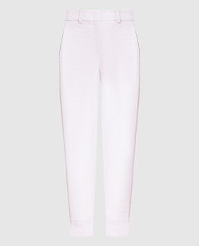Peserico Фиолетовые брюки с цепочкой мониль P0457106087
