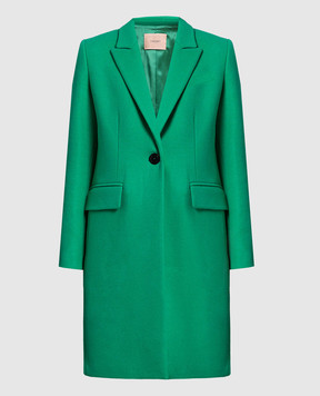 Twinset Зеленое пальто 222TP2060