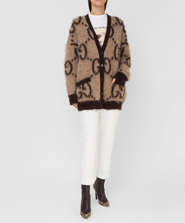 Gucci Бежевый кардиган 635160XKBK2 изображение 2
