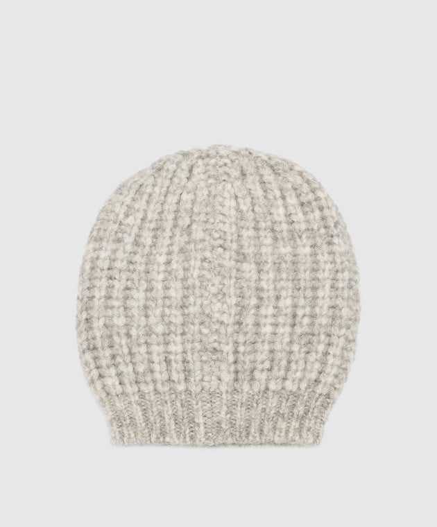 Peserico Gray cap in a textured pattern S36150F0309196 image 3