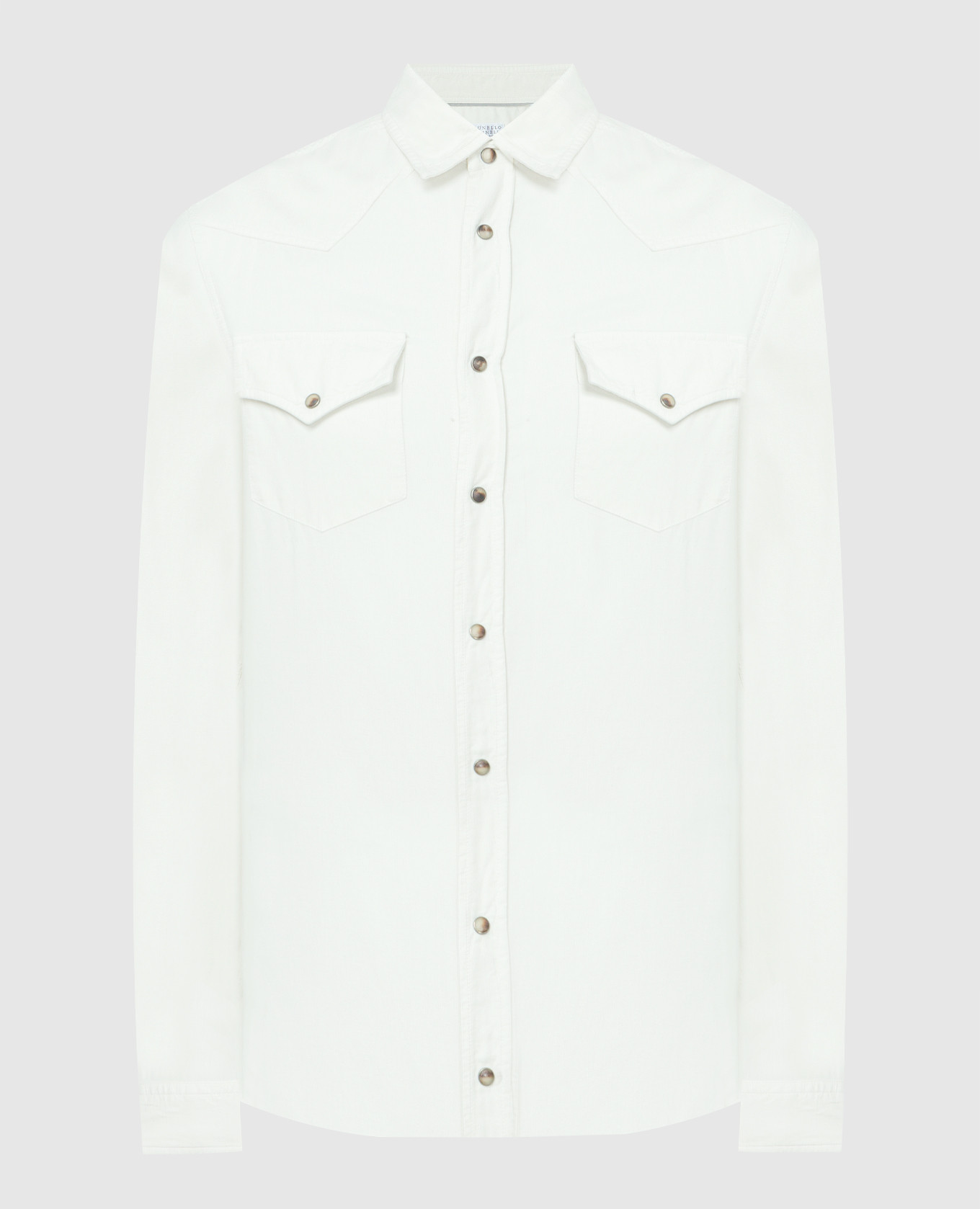 

Белая вельветовая рубашка, Белый, Поло