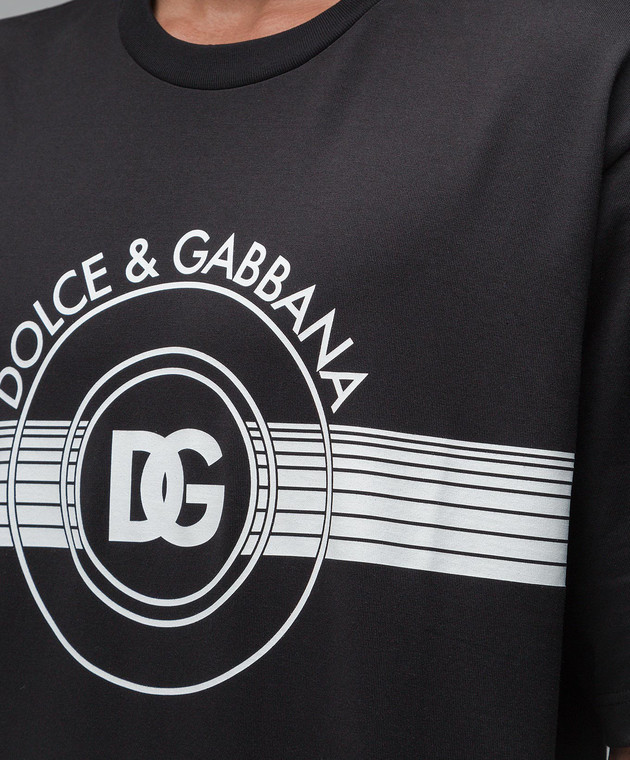 Dolce&Gabbana - Черная футболка с логотипом G8PN9TG7J6B купить в Symbol