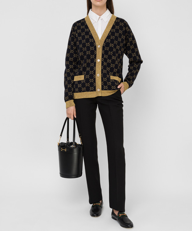 Gucci Черный кардиган 529193X9W83 изображение 2