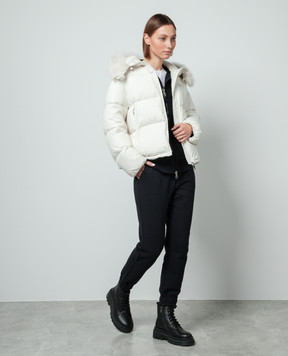 Ermanno Scervino Чорні джогери з вишивкою логотипа D431P302KRA