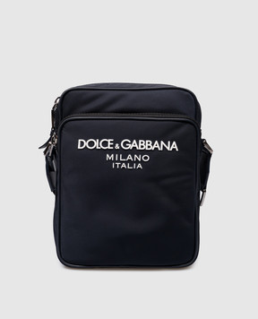 Dolce&Gabbana Синяя сумка с логотипом BM2294AG182