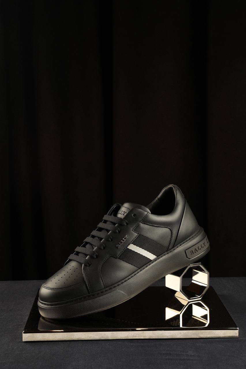 Bally Черные кожаные кеды Moony 60079925268 изображение 6