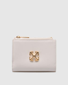 Off-White Білий гаманець з емблемою логотипа Arrow OWNC064C99LEA001