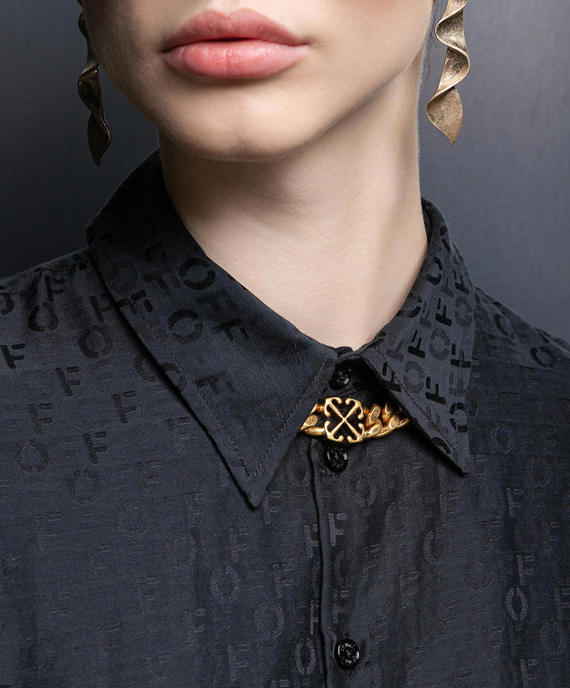 Off-White Ожерелье-цепь Arrows OWOB122F23MET001 изображение 2