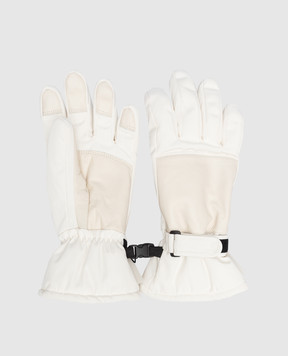 Yves Salomon Білі рукавиці 23WFA017XXM20W
