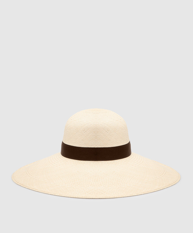 Moeva Світло-бежевий солом'яний капелюх Romana ROMANA0617 зображення 3