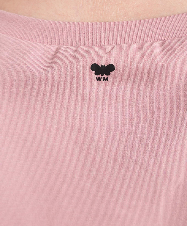 Max Mara Weekend MULTIB pink t-shirt MULTIB изображение 5