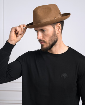 Borsalino Коричневий капелюх Alessandria з вовни 390054