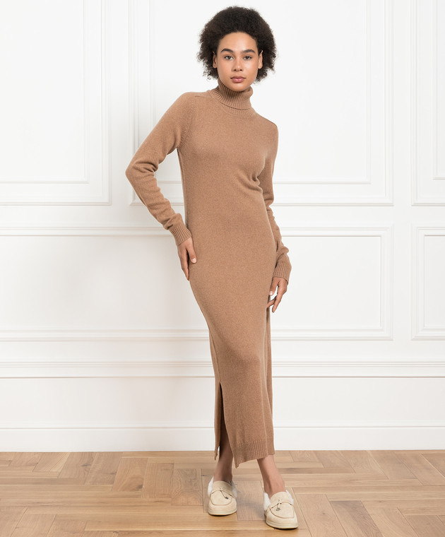 Babe Pay Pls Brown cashmere dress MD9721307341R image 2