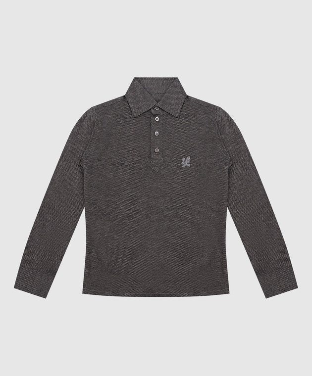 Stefano Ricci Children's gray polo shirt YJ004188TE1806