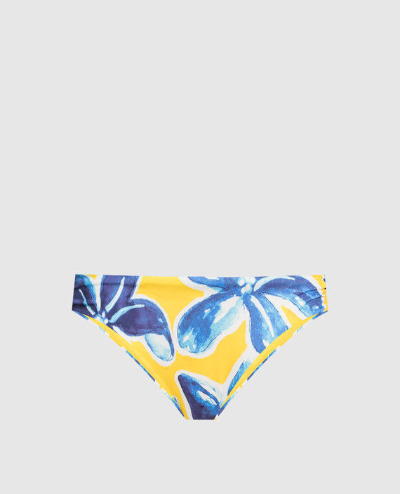 Yellow panties from the Lamitie swimsuit in a print