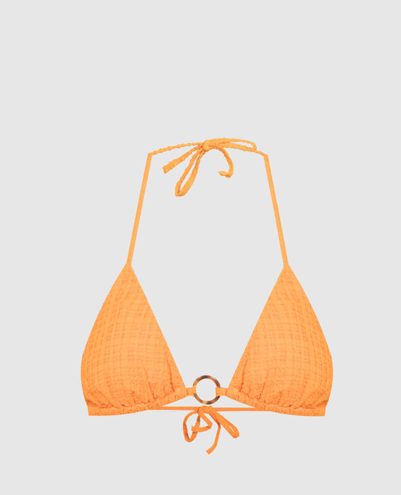 Orange bodice from Flou swimwear