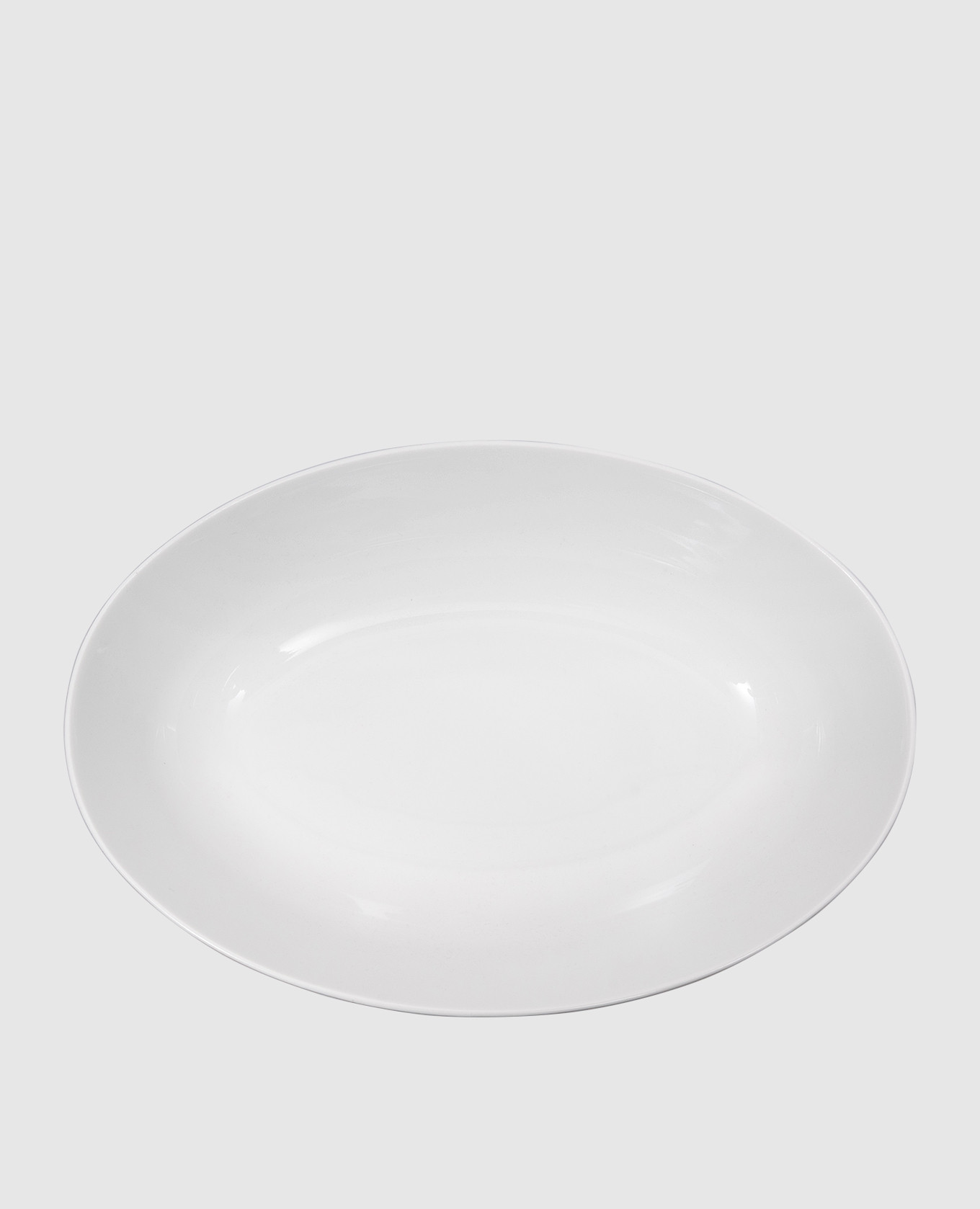 

Серебристое фарфоровое блюдо Platinum Paisley, Серебристый, Посуда