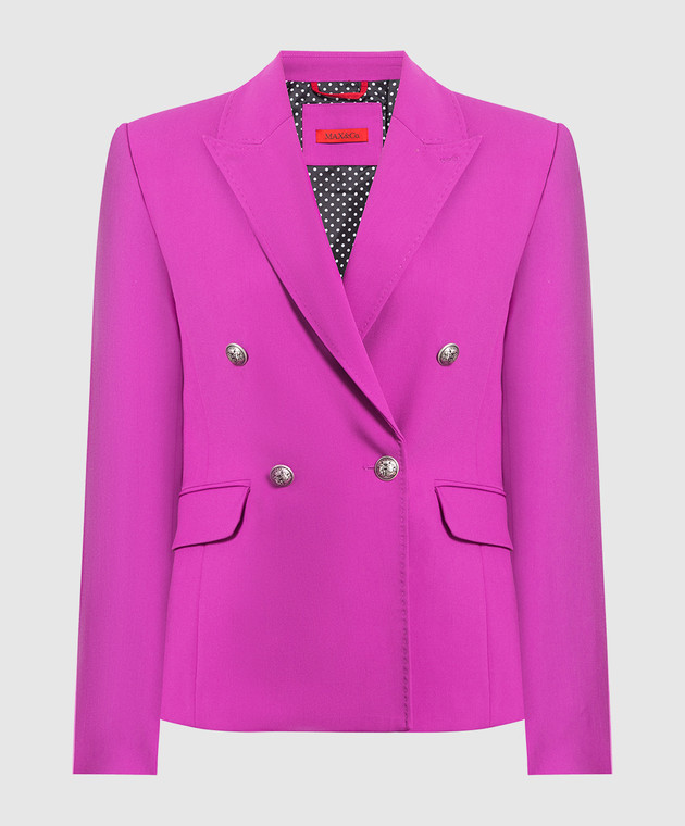 Max & Co Purple double-breasted jacket MOSELLA MOSELLA